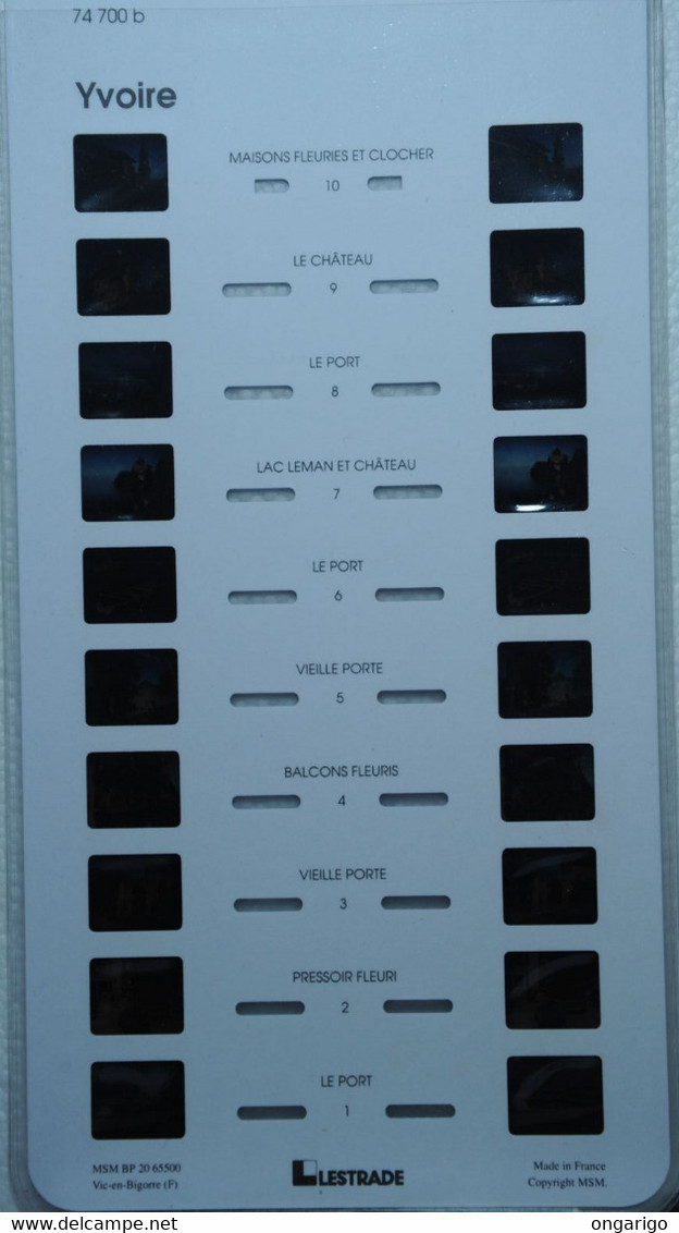 LESTRADE / MSM :  74700 B    YVOIRE - Visionneuses Stéréoscopiques