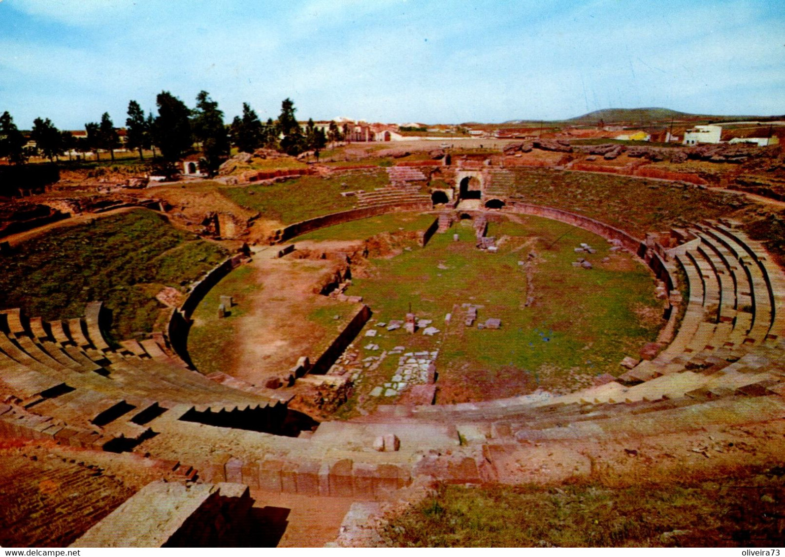 MERIDA - Anfiteatro Romano - Vista General - Mérida