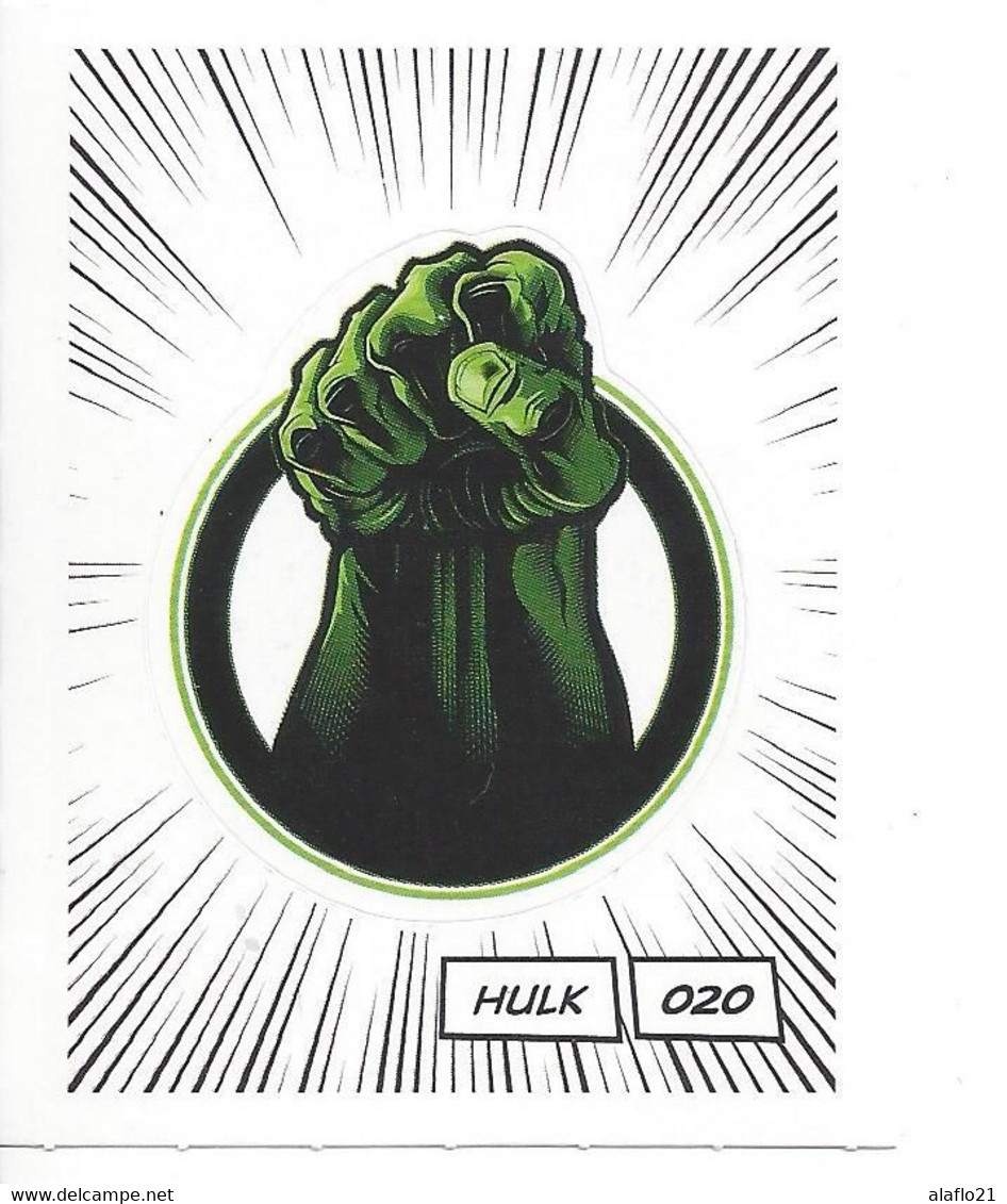 CARTE STICKER MARVEL LECLERC 2020 - N° 020 - HULK - Marvel