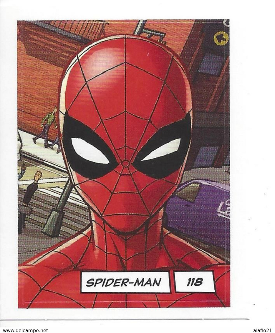 CARTE STICKER MARVEL LECLERC 2020 - N° 118 - SPIDER-MAN - Marvel