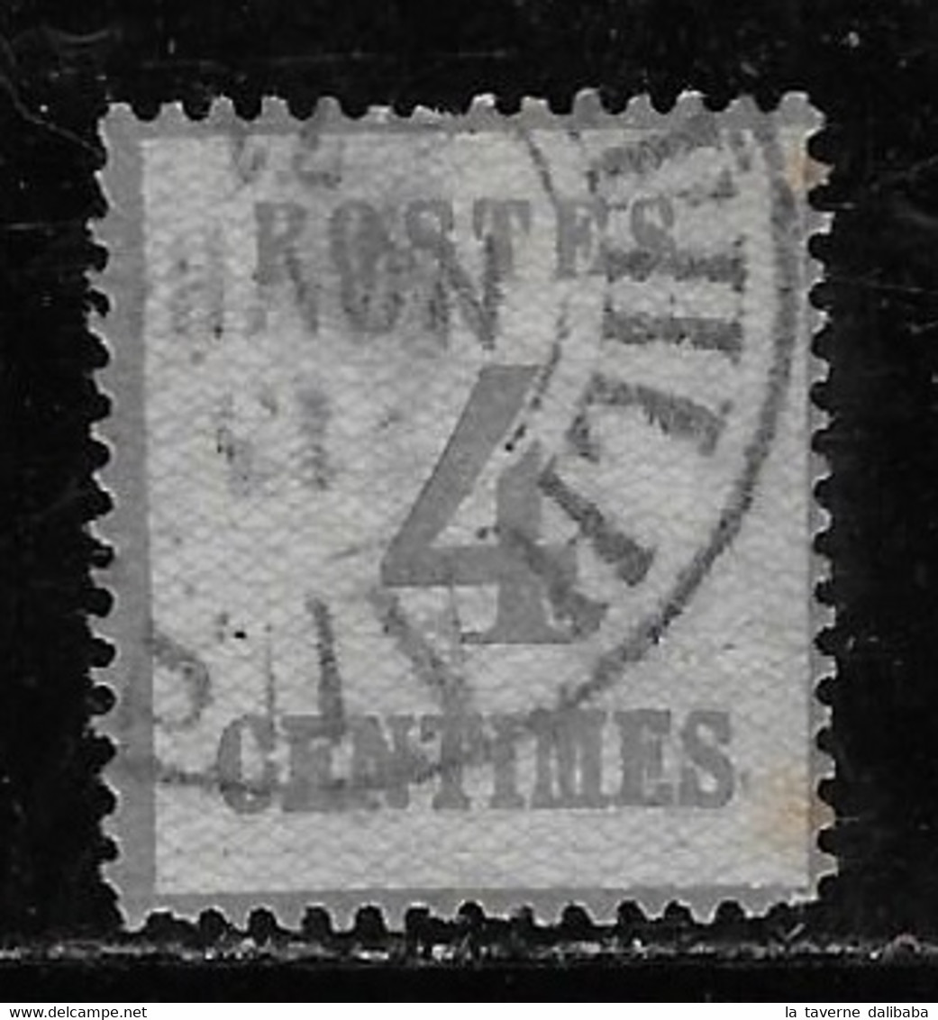 ALSACE-LORRAINE N° 3 4 C. GRIS-LILAS SIGNE OBLITERE COTE 135 € - Gebraucht