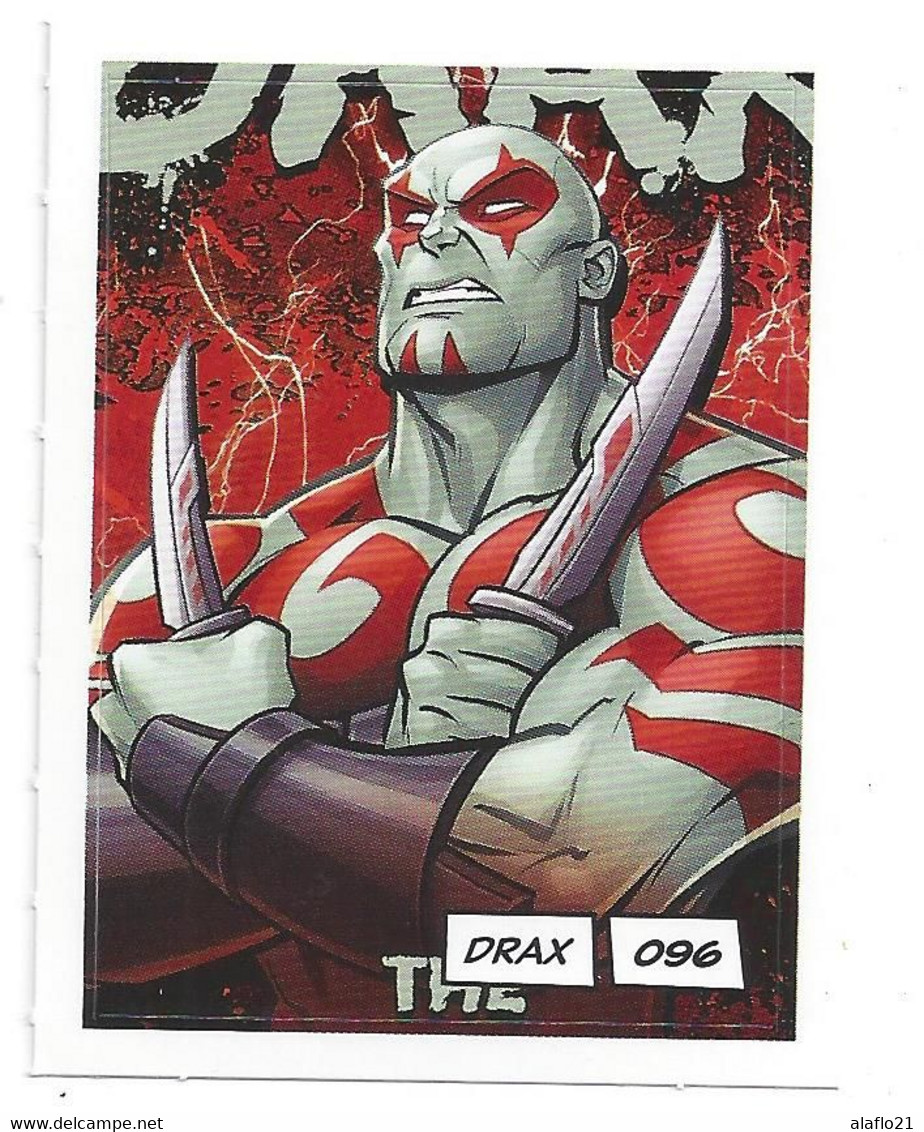 CARTE STICKER MARVEL LECLERC 2020 - N° 096 - DRAX - Marvel