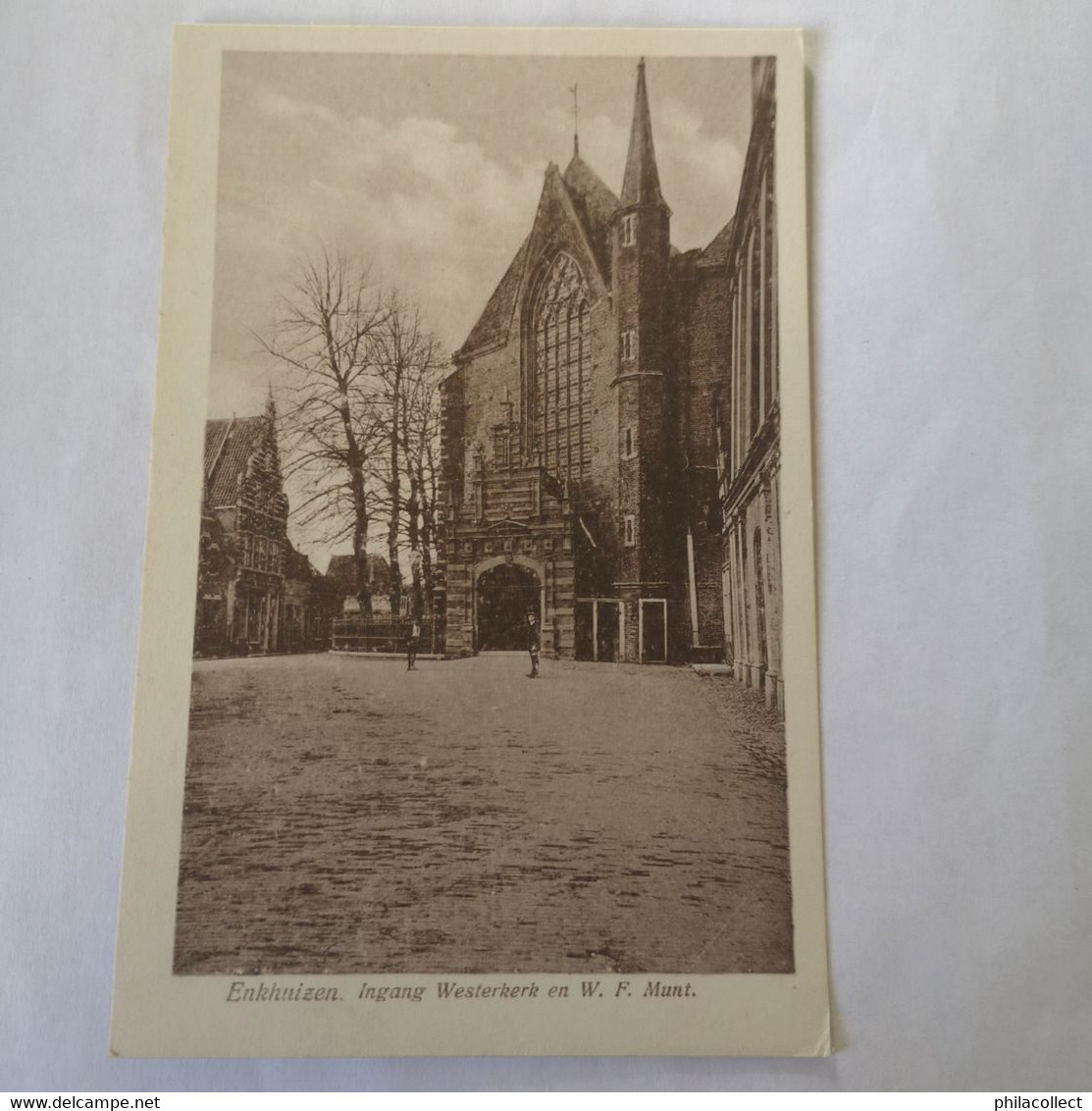 Enkhuizen //  Ingang Westerkerk En W. F. Munt 19?? - Enkhuizen