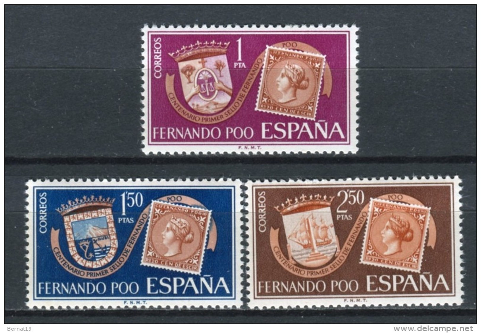 Fernando Poo 1968. Edifil 262-64 ** MNH. - Fernando Po