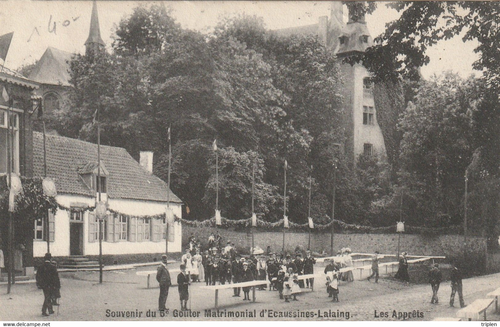 Ecaussines-Lalaing, Souvenir Du 6er Gouter Matrimonial, Les Apprêts - Ecaussinnes