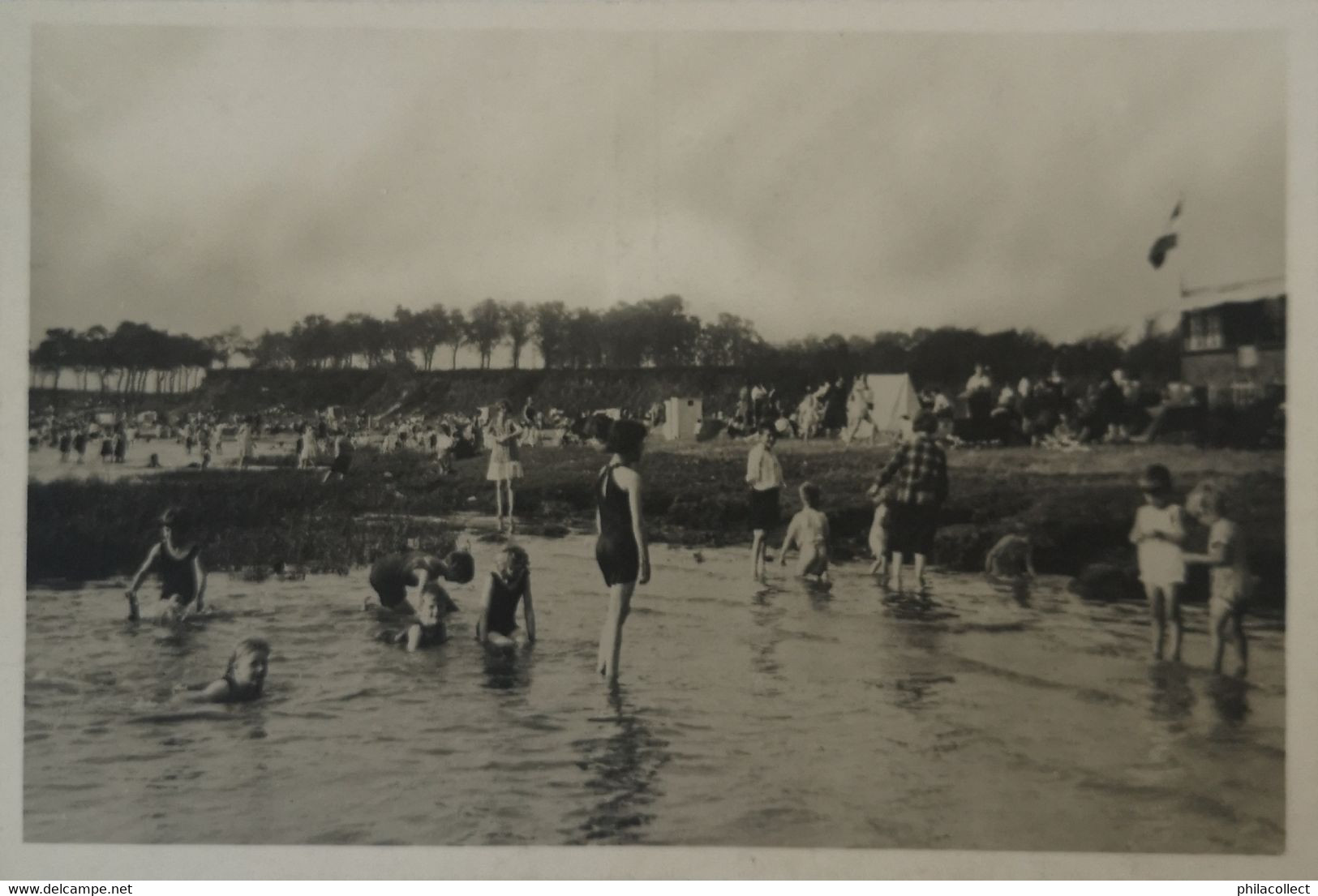 Bergen Op Zoom (N - Br.) Schelde Strand (geanimeerd) 1934 - Bergen Op Zoom