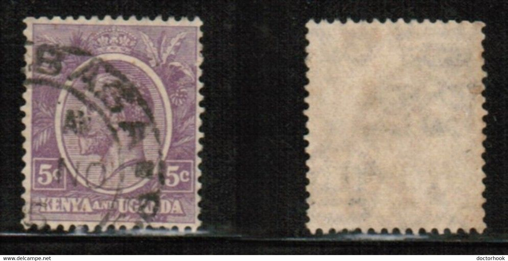 KENYA & UGANDA  Scott # 19 USED (CONDITION AS PER SCAN) (Stamp Scan # 827-7) - Kenya & Ouganda