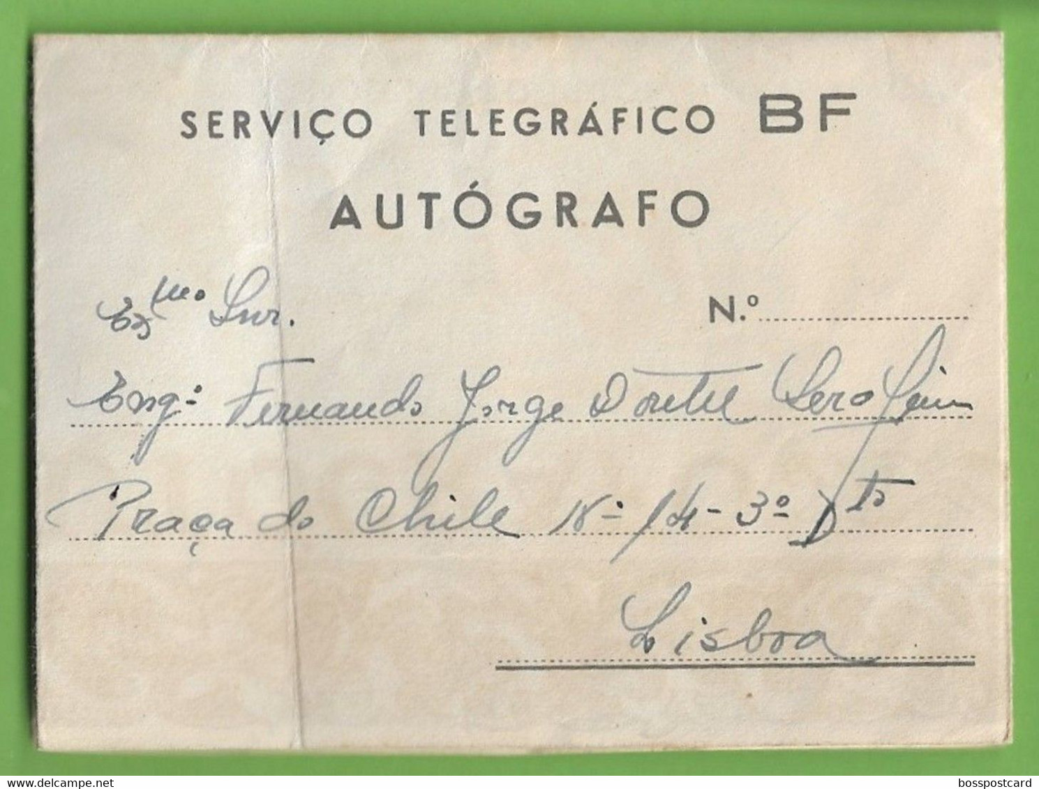 História Postal - Filatelia - Autógrafo - Telegrama - Telegram - Natal - Christmas - Noel - Philately - Portugal - Storia Postale