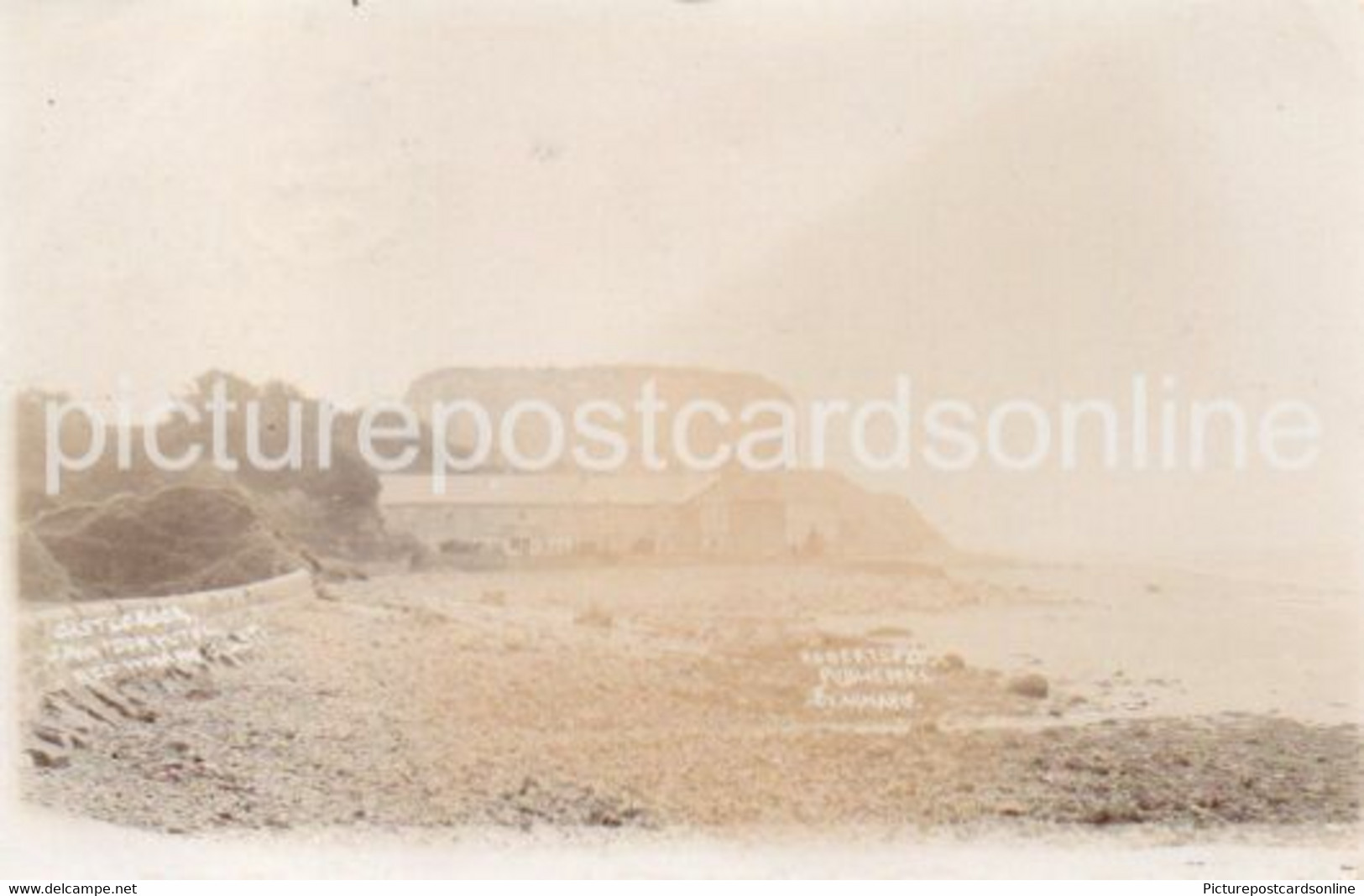 CASTLEROCK MIN Y DON HOTEL RED WHARF BAY OLD R/P POSTCARD BY ROBERTS AND CO. PUBLISHERS BEAUMARIS ANGLESEY - Anglesey