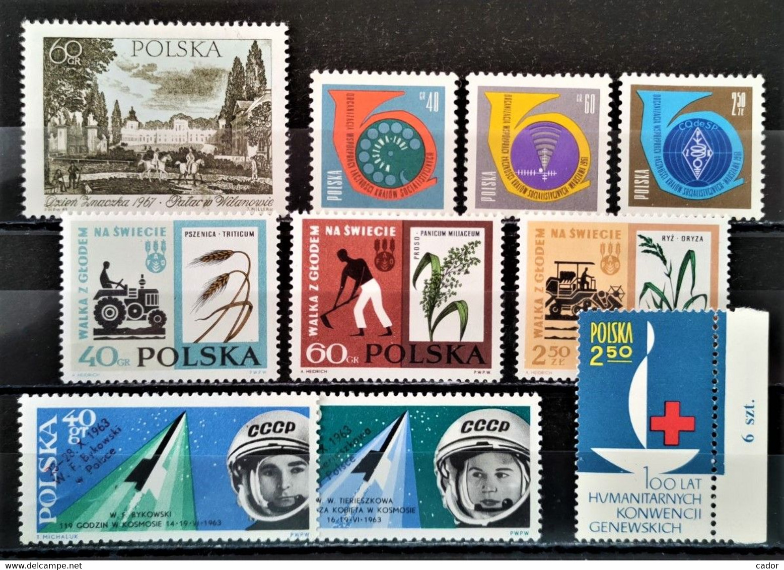 POLOGNE - Lot 1961/1965 - 31 Timbres * / O (voir Détail Et 2 Scan) - Sammlungen