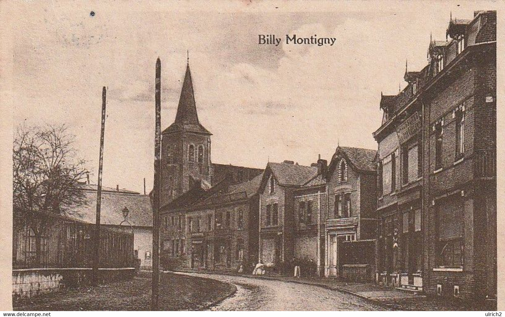 AK Billy-Montigny - Feldpost Bayr. Res.-Fußartl.-Regt No. 8 Mun.-Kol. - 1916 (61534) - Harnes