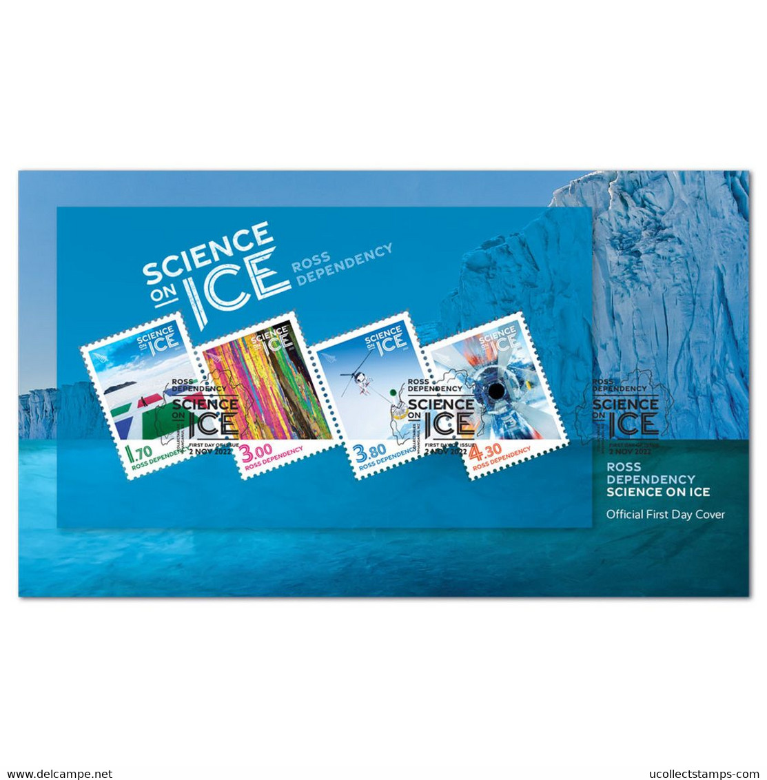 Ross Dependency 2022    Science On Ice  M/s  FDC - Unused Stamps