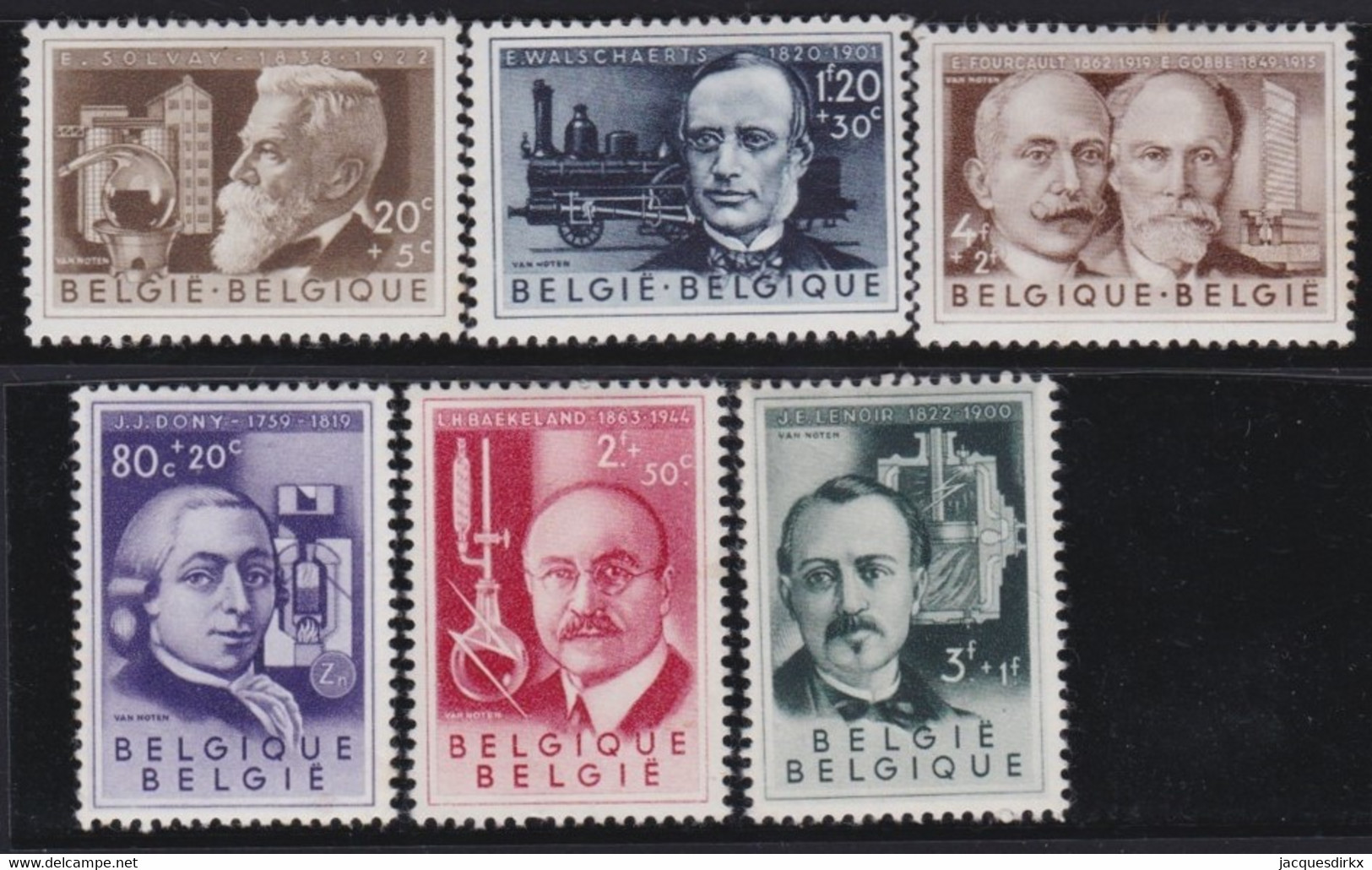 Belgie  .  OBP   .    973/978     .        *      .    Ongebruikt Met Gom   .   /  .  Neuf Avec Gomme - Unused Stamps