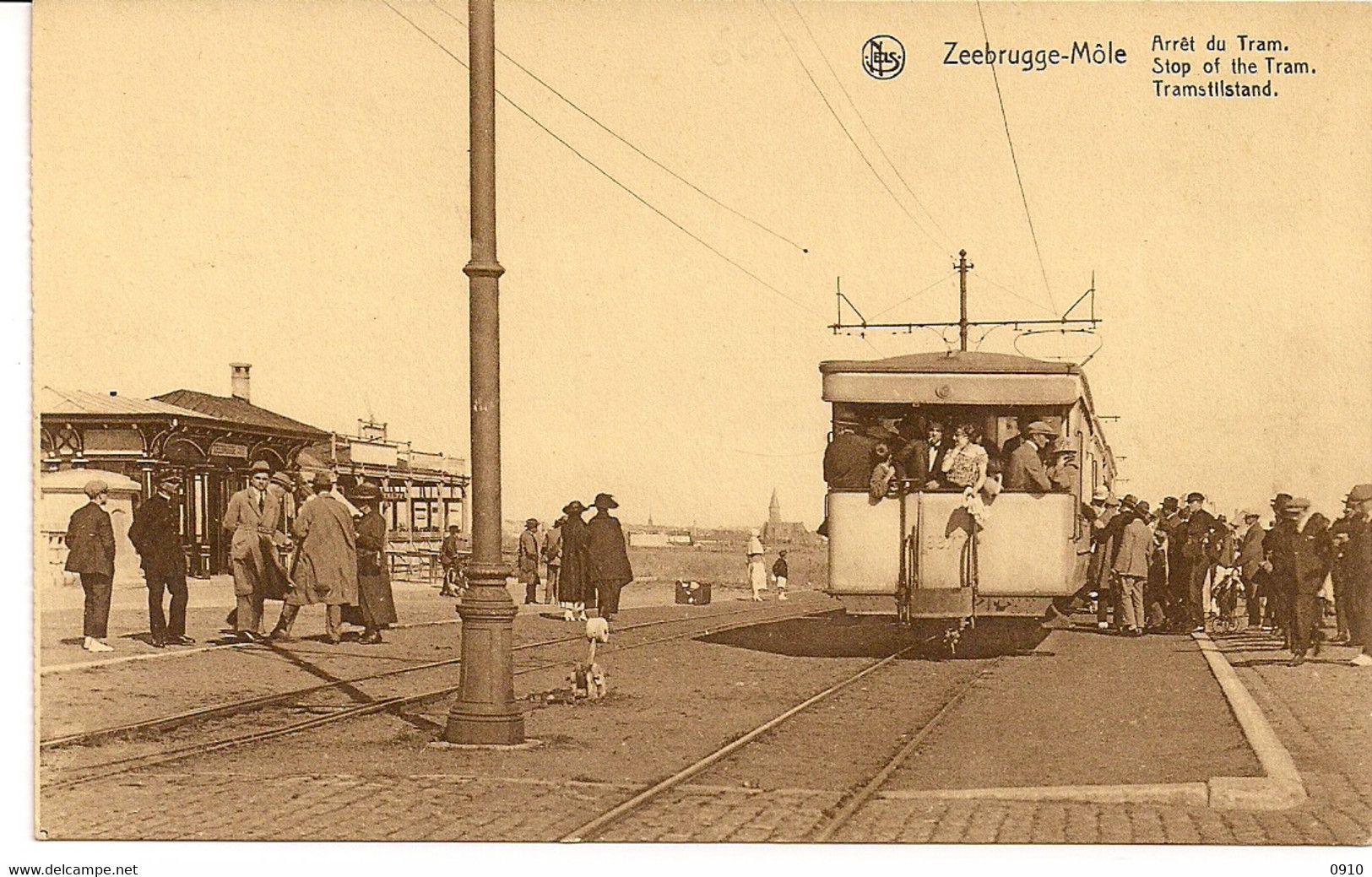 ZEEBRUGGE-MOLE " ARRET DU TRAM-TRAMSTILSTAND - Brugge