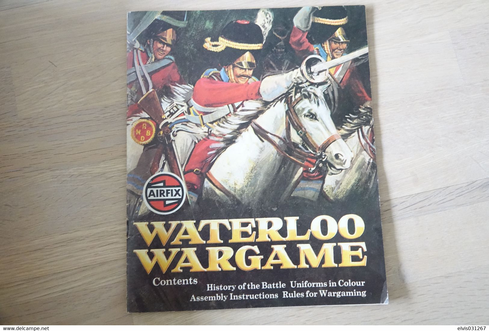 Airfix WATERLOO WARGAME COMPLETE, Scale 1/72 HO, Vintage 1975