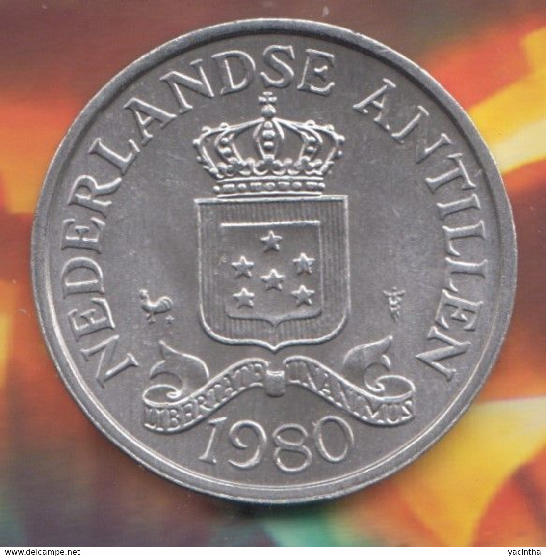 @Y@    Nederlandse Antillen   2 1/2  Cent  1980   ( 4747 ) - Netherlands Antilles