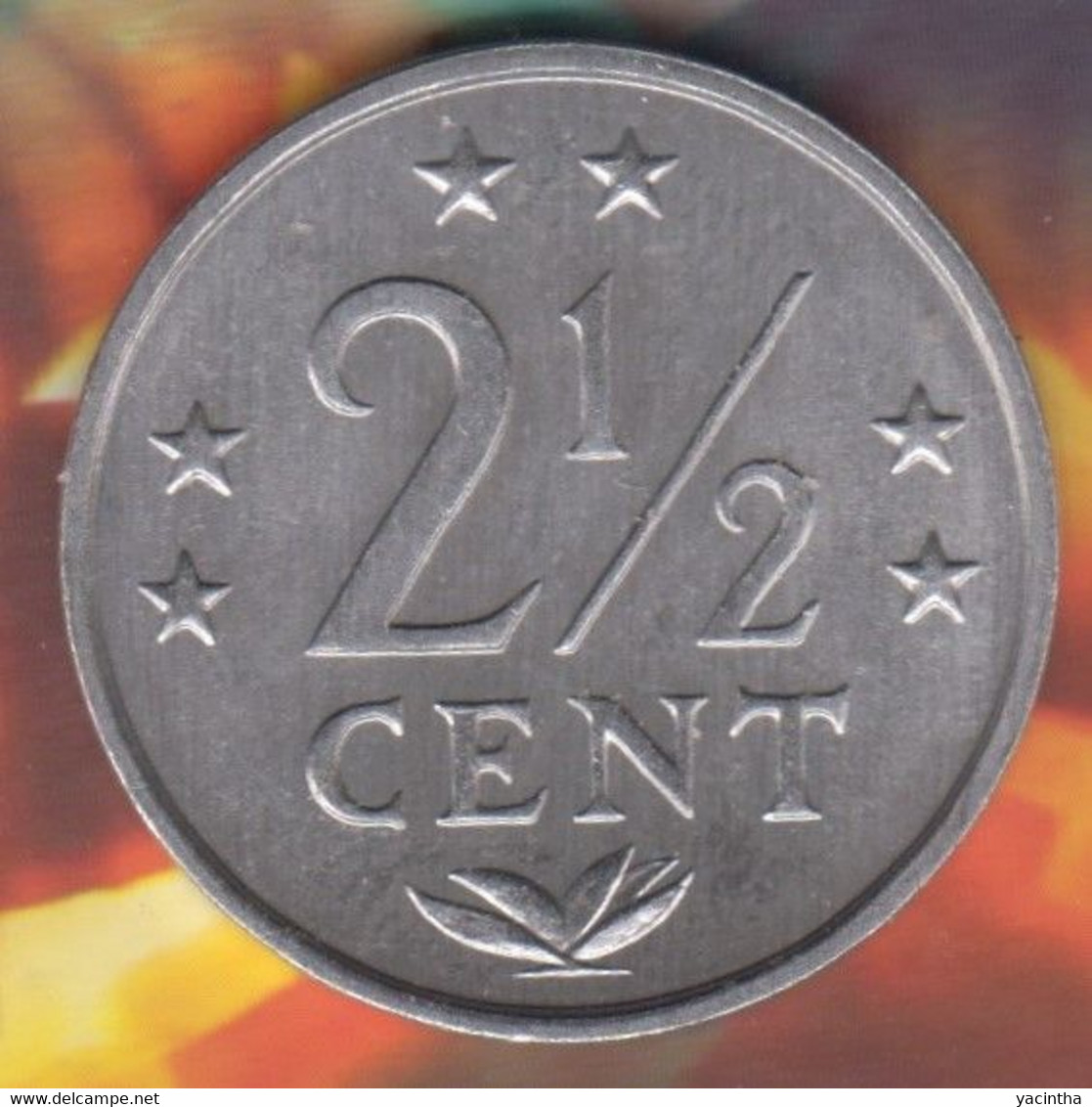 @Y@    Nederlandse Antillen   2 1/2  Cent  1980   ( 4747 ) - Netherlands Antilles