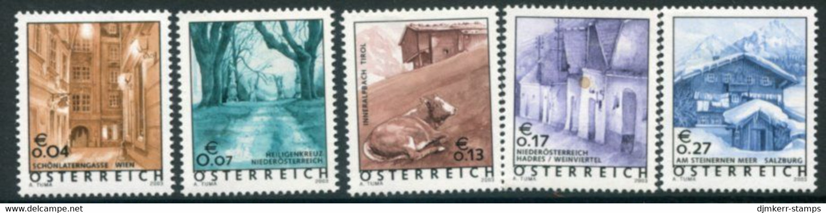AUSTRIA  2003 Complete Issues MNH / **.  Michel 2403-56, Blocks 18-22 - Unused Stamps