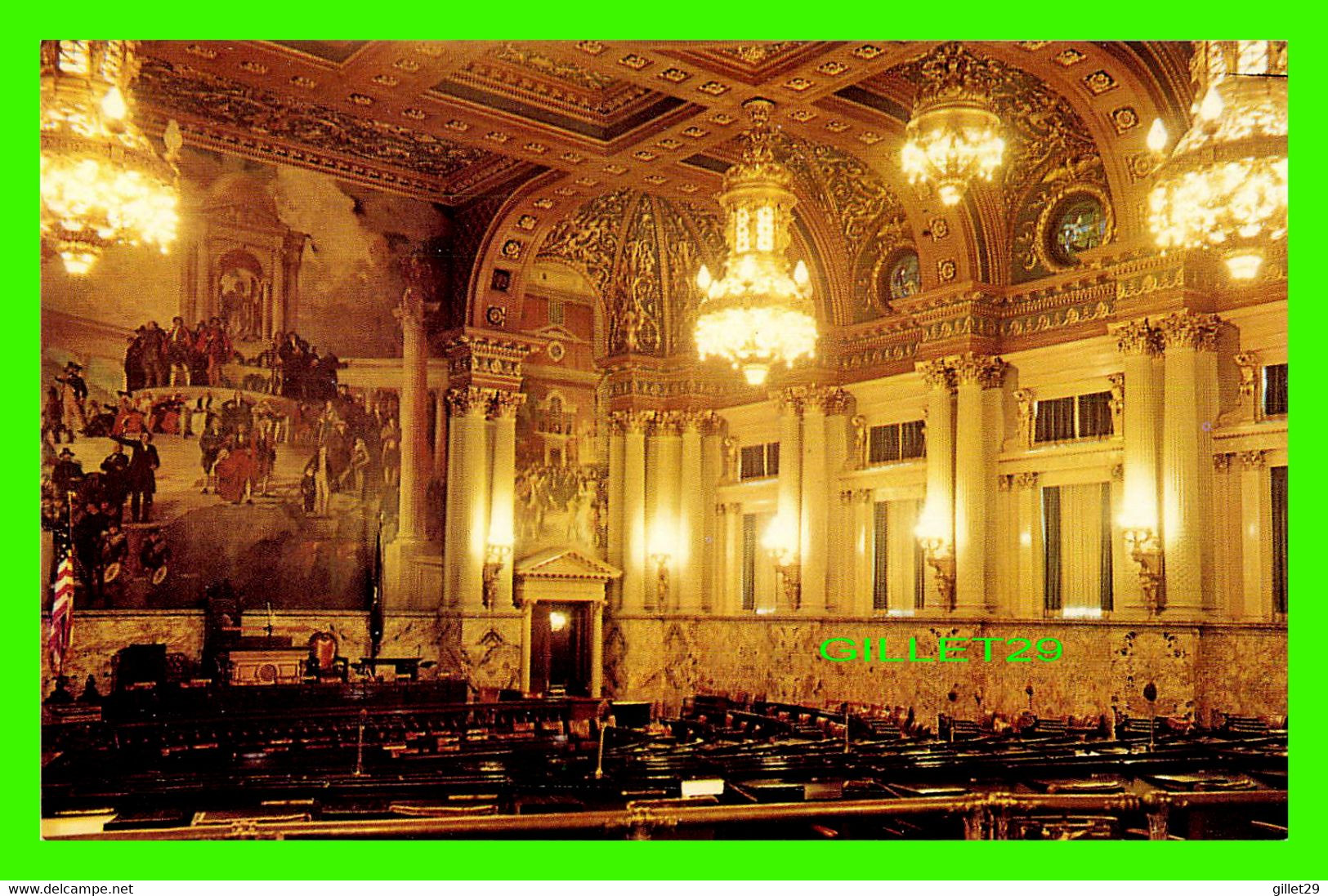 HARRISBURG, PA - THE HOUSE OF REPRESENTATIVES, THE CAPITOL -  PUB. BY MEBANE CARD CO - - Harrisburg