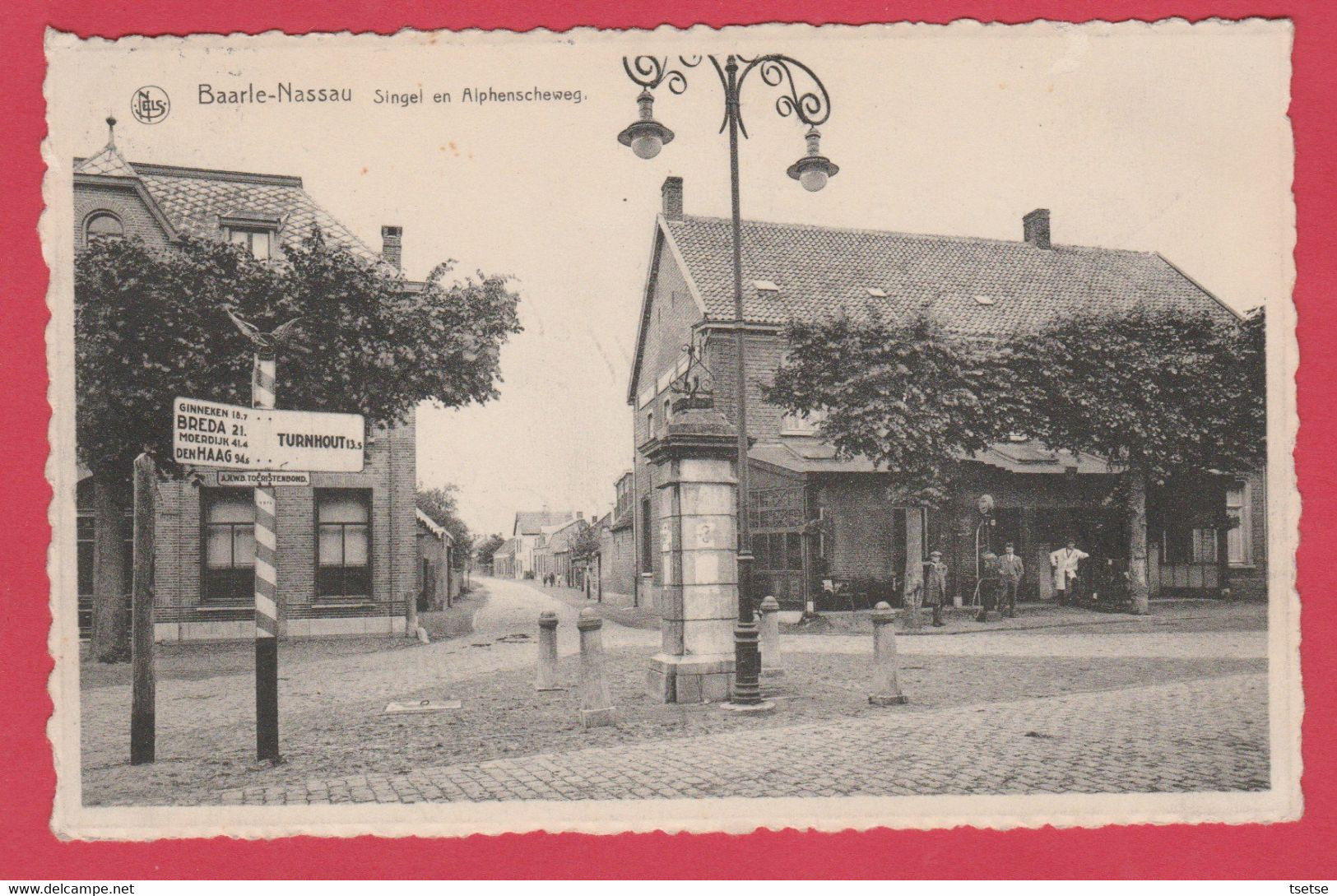 Baarle-Nassau - Singel En Alphenscheweg - 1947  ( Verso Zien ) - Baarle-Hertog