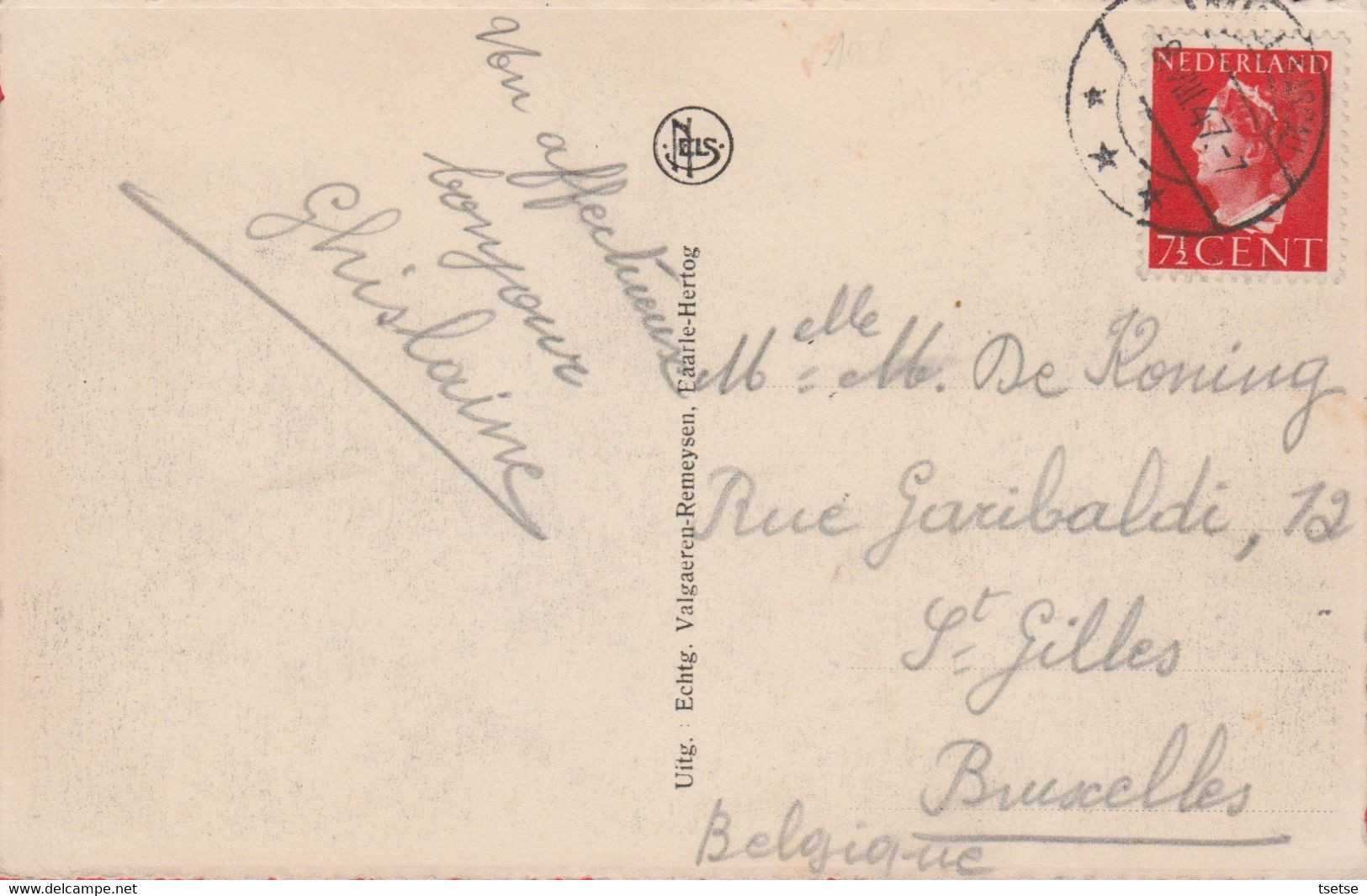 Baarle-Nassau - Singel En Alphenscheweg - 1947  ( Verso Zien ) - Baarle-Hertog