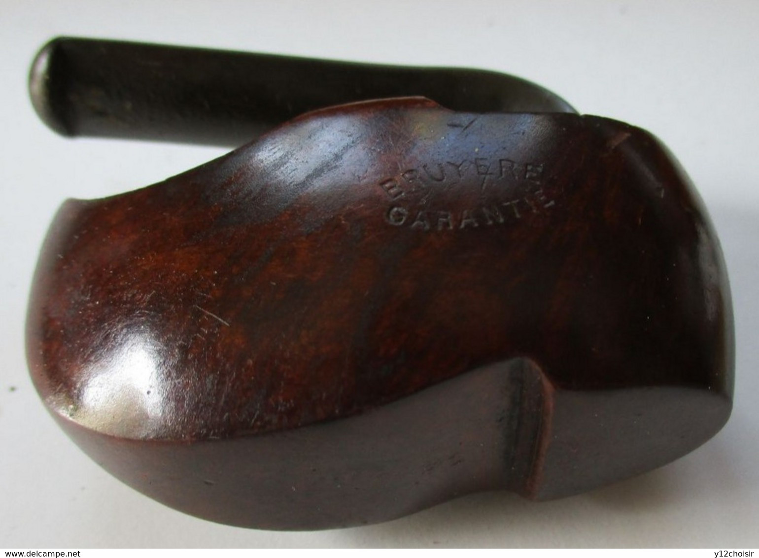 BRÛLE GUEULE PIPE EN BRUYERE GARANTIE EN FORME DE SABOT - Heather Pipes