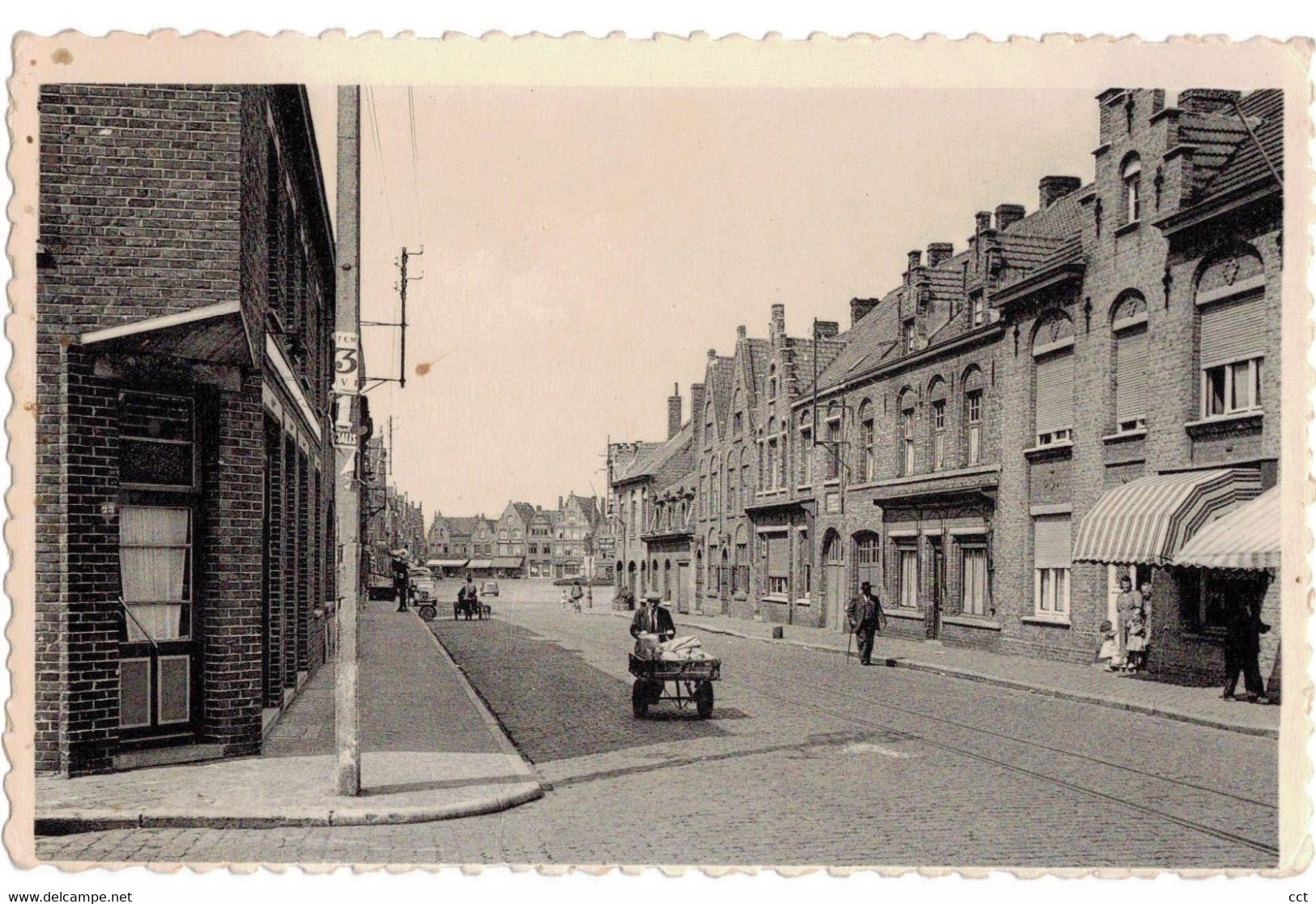 Diksmuide   Stationsstraat  Rue De La Station  Uitg Mevr J Delheye - Diksmuide