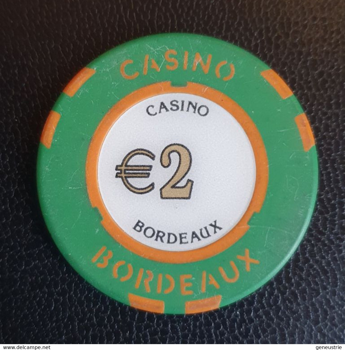 Jeton De Casino "€2 Casino De Bordeaux" - Casino