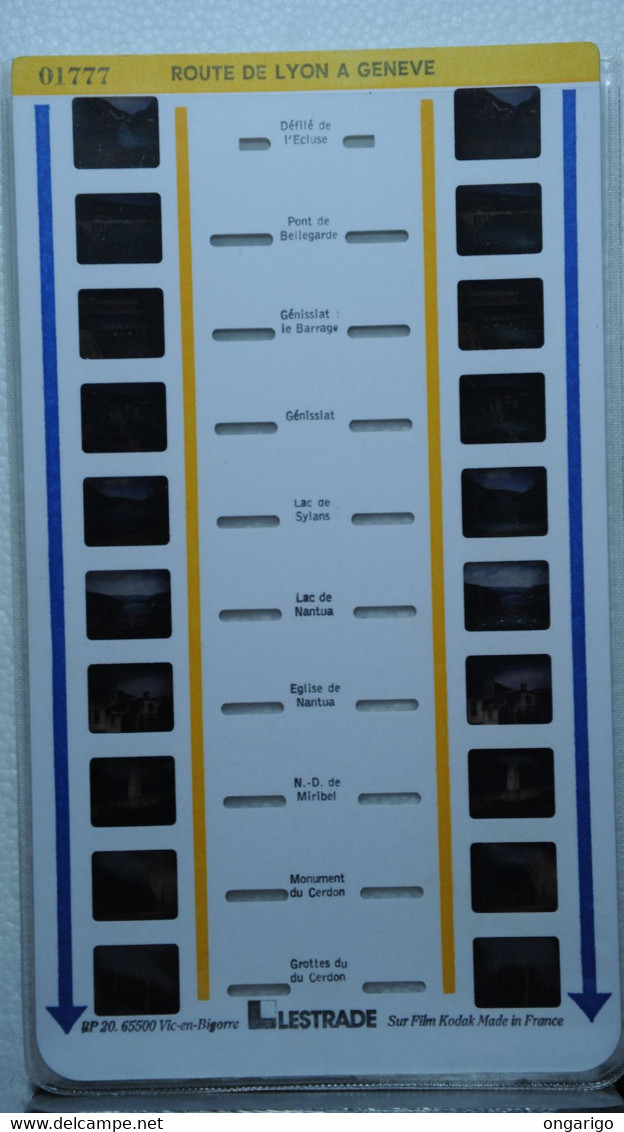 LESTRADE :  01777    ROUTE DE LYON A GENEVE - Visionneuses Stéréoscopiques