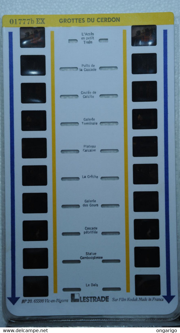LESTRADE :  01777 B EX   GROTTES DU CERDON - Visionneuses Stéréoscopiques