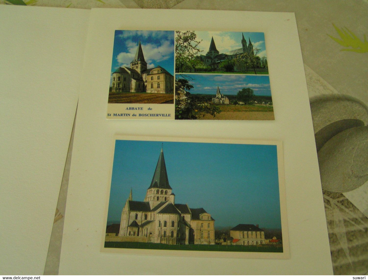 2 Cartes Abbaye Saint Martin De Boscherville - Saint-Martin-de-Boscherville