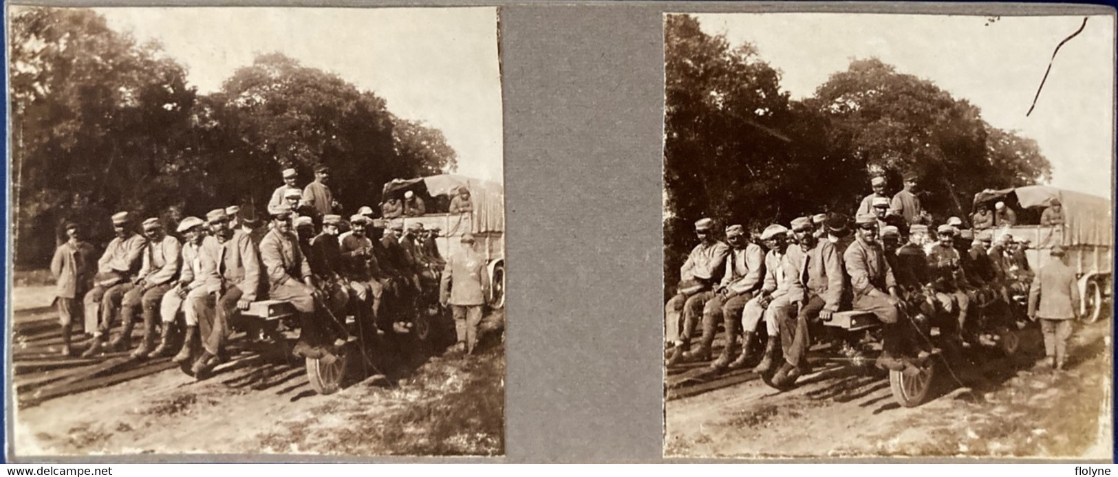 Militaria - Aviation - Somme 1916 - Ww1 - équipe De Travailleurs Se Rendant à La Construction D’un Bessonneau - Weltkrieg 1914-18