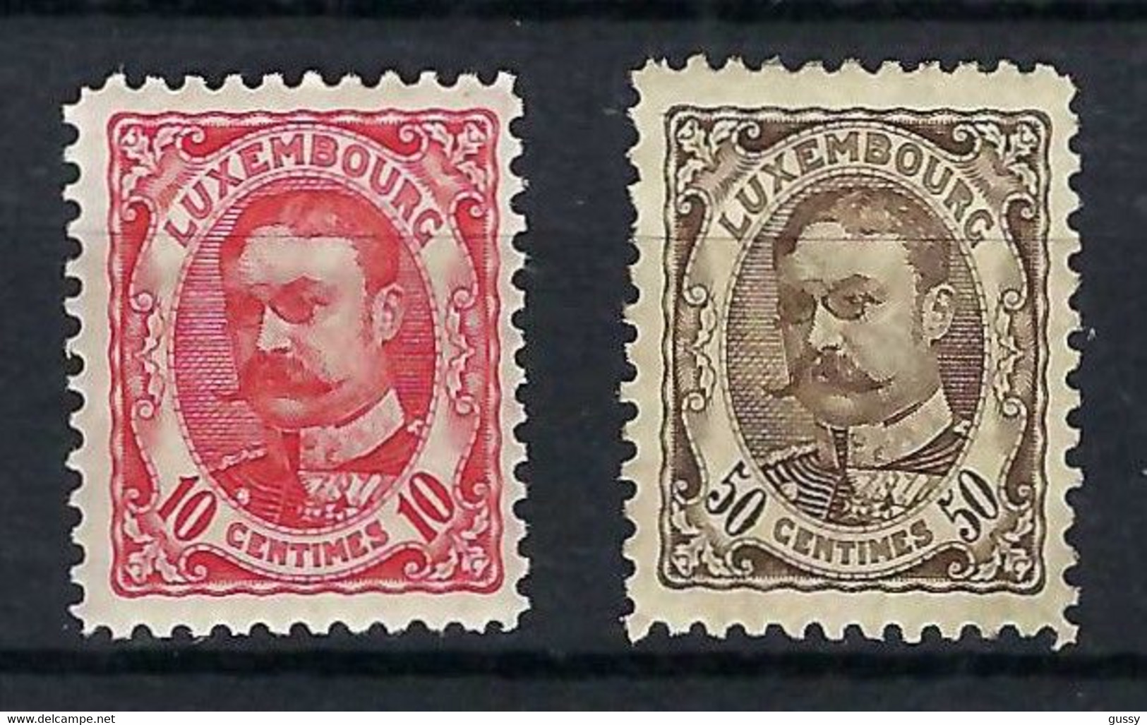 LUXEMBOURG 1906-15: Lot De Neufs* - 1906 Guillermo IV