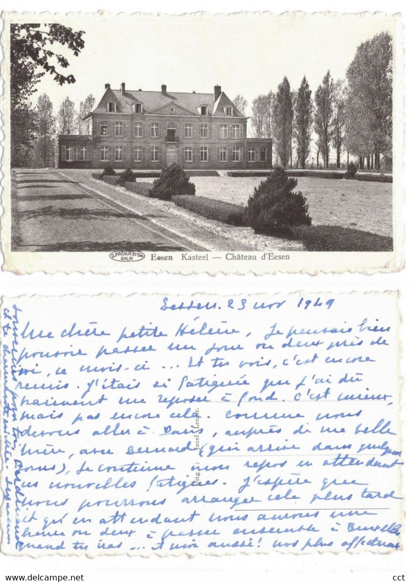 Eesen Esen   Diksmuide   Kasteel Château D'Eesen - Diksmuide