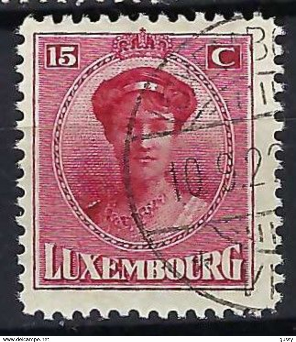 LUXEMBOURG 1921-22: Le Y&T 123, Obl. CAD - 1907-24 Ecusson