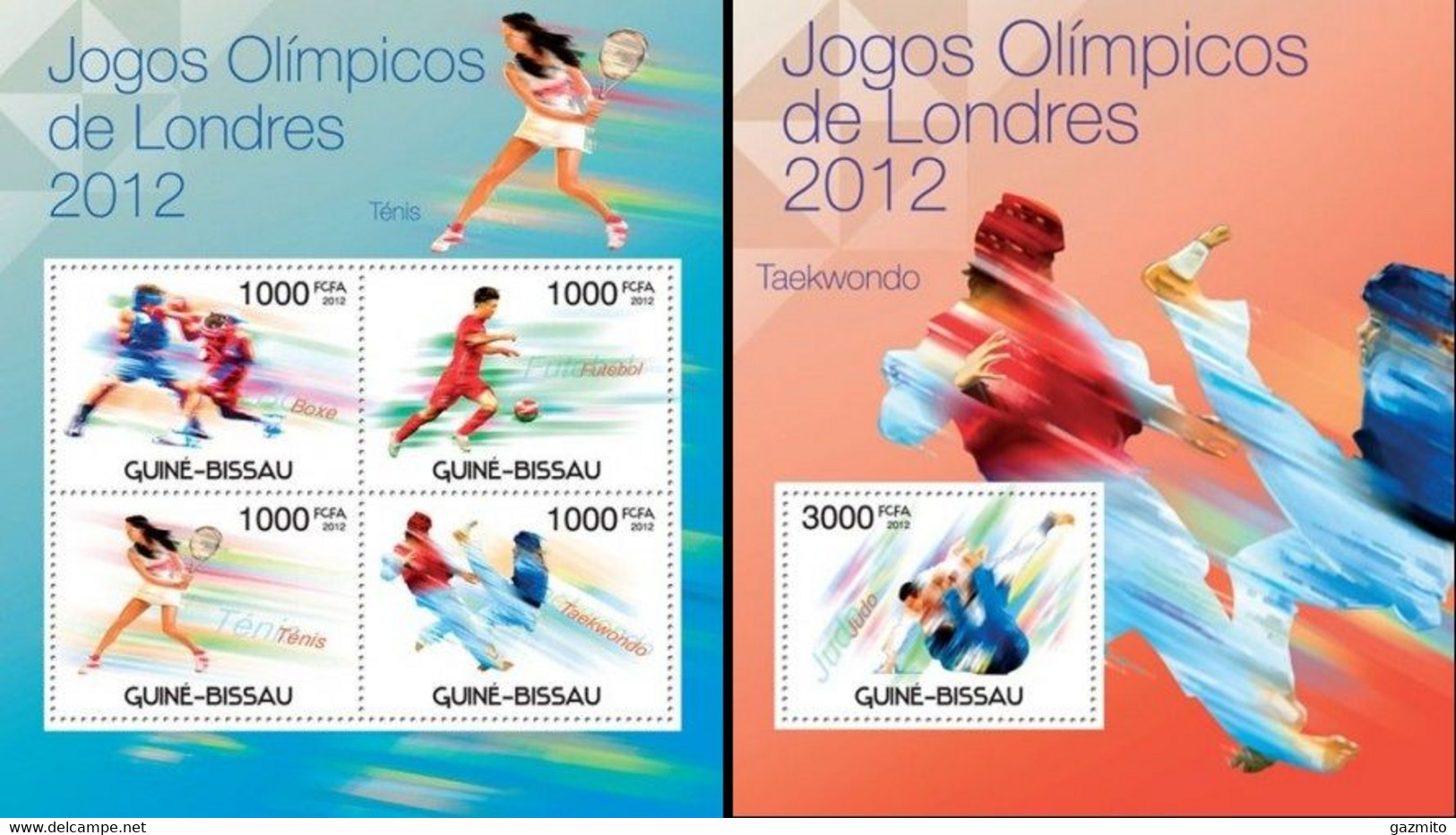 Guinea Bissau 2012, Olympic Games In London, Taekwondo, 4val In BF +BF - Unclassified