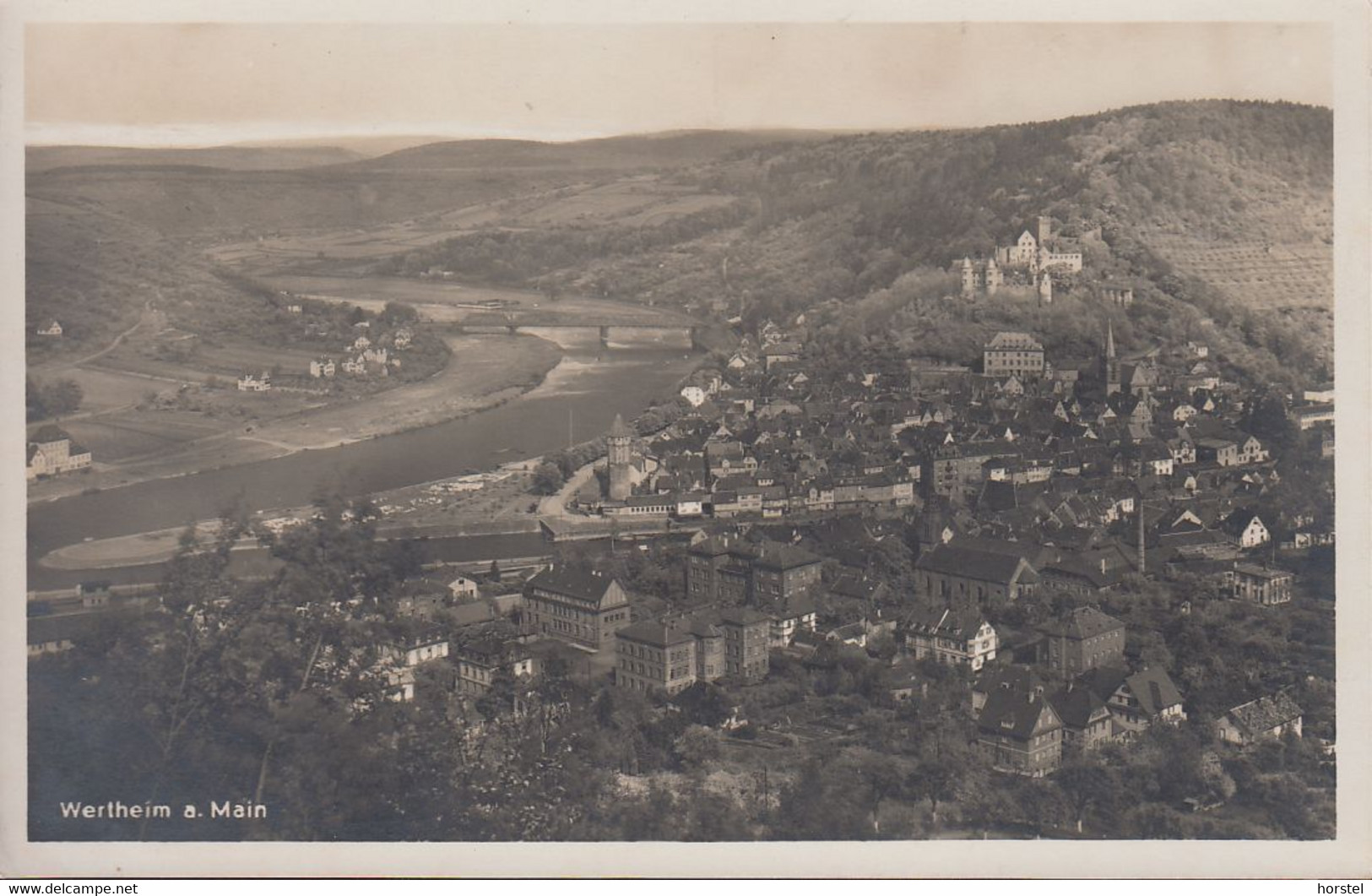 D-97877 Wertheim Am Main - Alte Stadtansicht - Blick Vom Ehrenmal - Wertheim