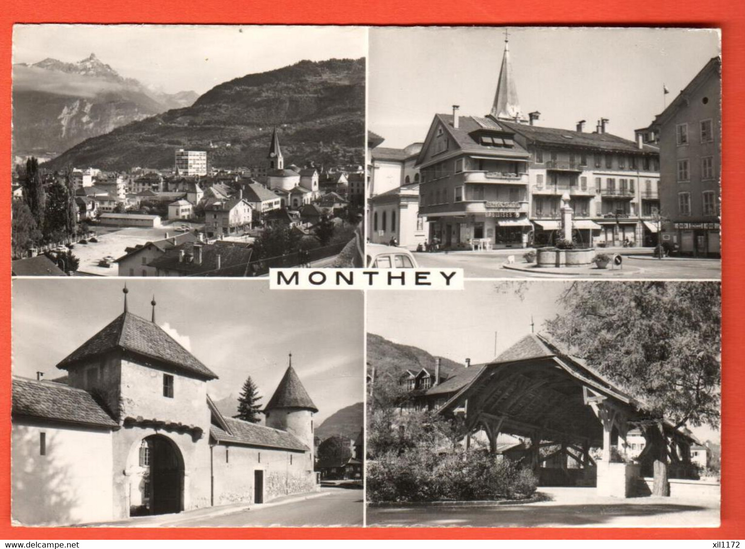 ZRZ-10 Monthey Et Collombey Avec Le Train AOMC Aigle Ollon Monthey Champéry  GF NC Darbellay 25020 - Champéry