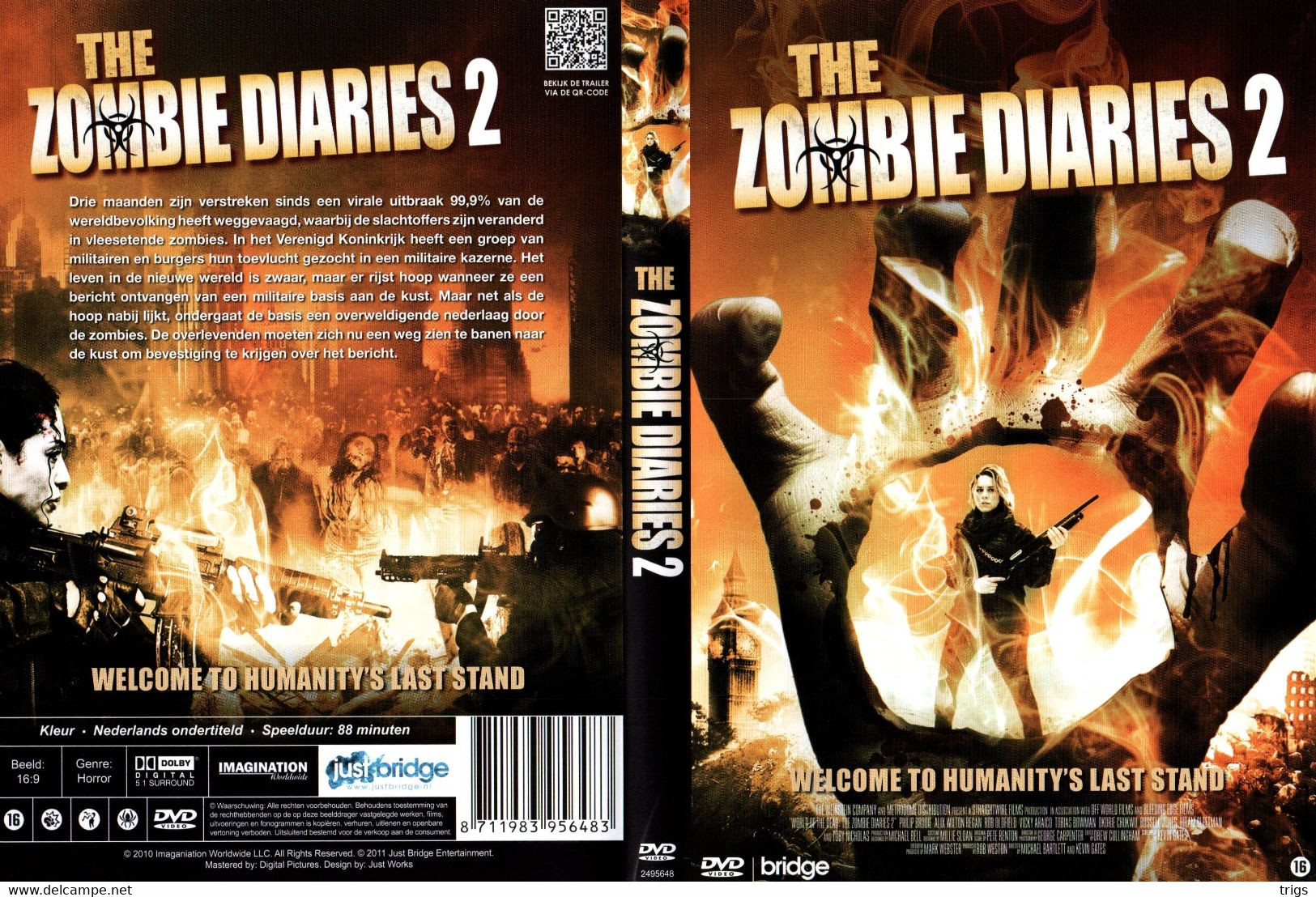 DVD - The Zombie Diaries 2 - Horror