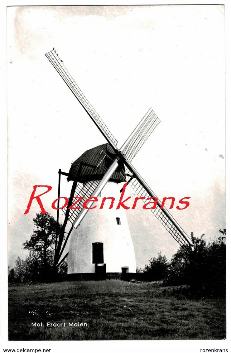 Mol Windmolen Molen Ezaart Korenmolen Keikenstraat Grondzeiler Bovenkruier Antwerpse Kempen Windmill Moulin A Vent - Mol