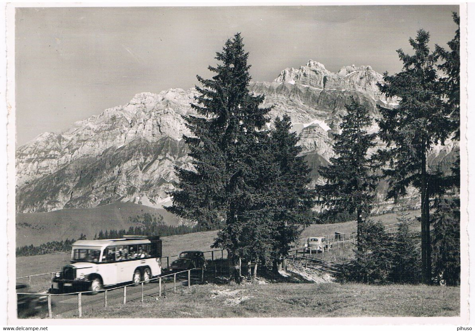 CH-7540   Autostrasse Urnäsch-Schwägalp-Toggenburg ( AUTOBUS Doppel-Asser) - Urnäsch