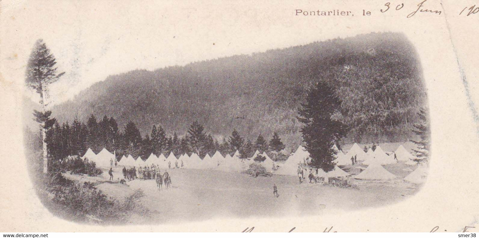 25 - Pontarlier - L(infanterie Au Camp Des Pareuses - Pontarlier