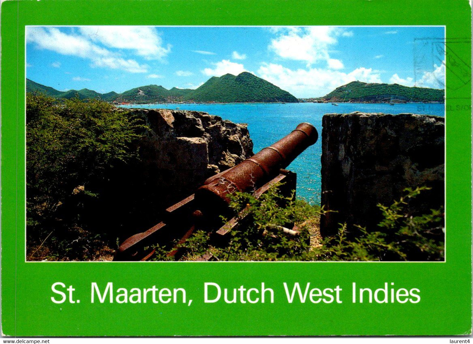 (2 L 45) Dutch West Indies - St Marteen Island (posted From French St Martin To France In 1991) - Sint-Marteen