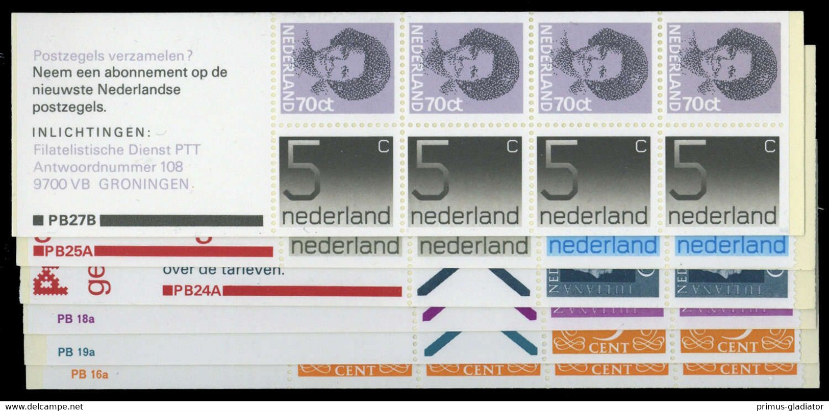1974, Niederlande, MH 18 U.a., ** - Andere & Zonder Classificatie