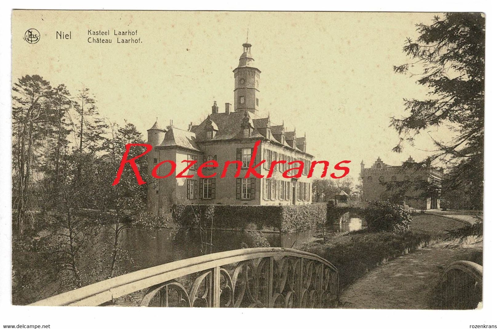 Niel Kasteel Laarhof Chateau Antwerpen ZELDZAAM - Niel