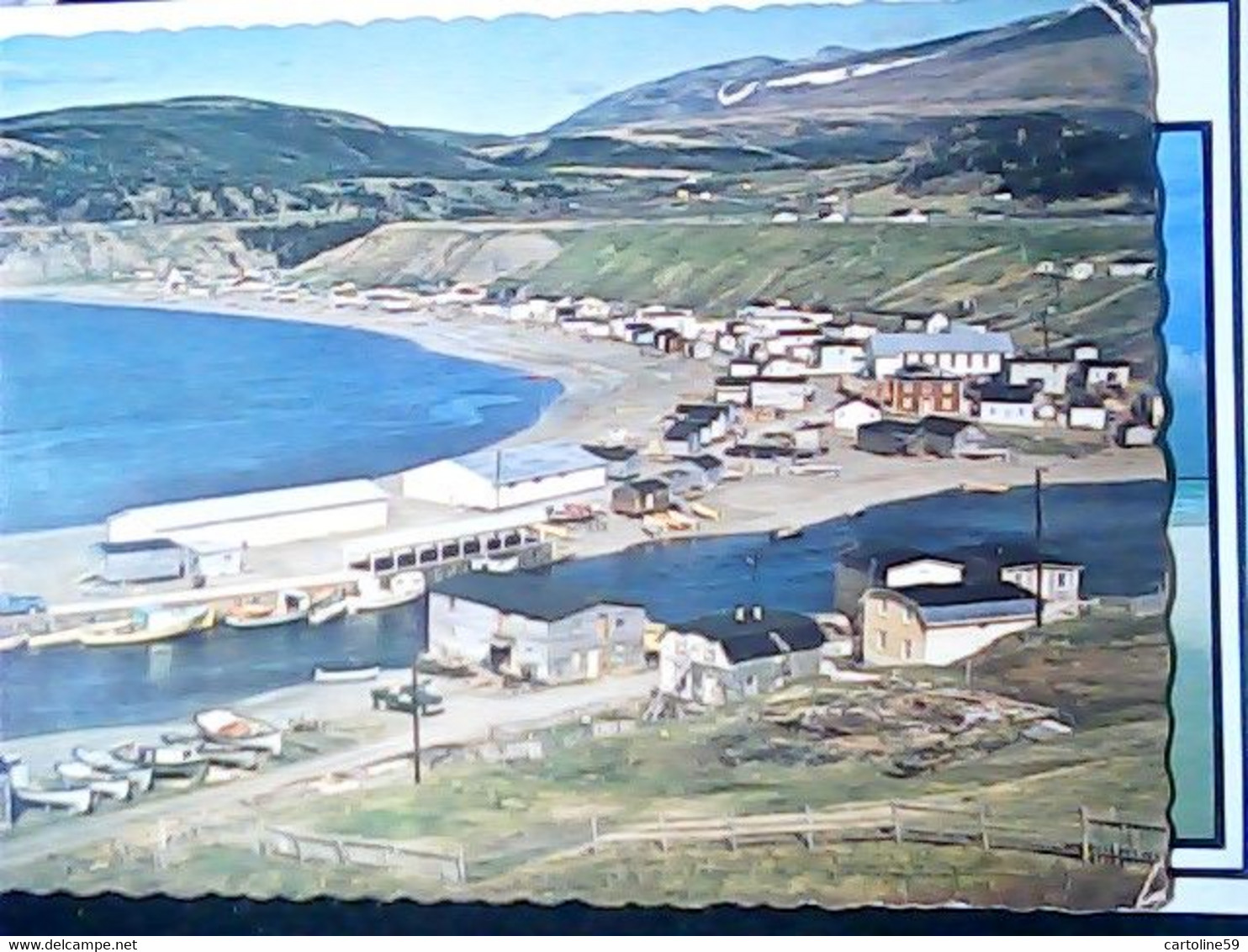 CANADA Newfoundland Labrador LAVORAZIONE ALLEVAMENTO TROTE PESCA- Trout River Fishing Community  VB1977 IX2681 - Sonstige & Ohne Zuordnung