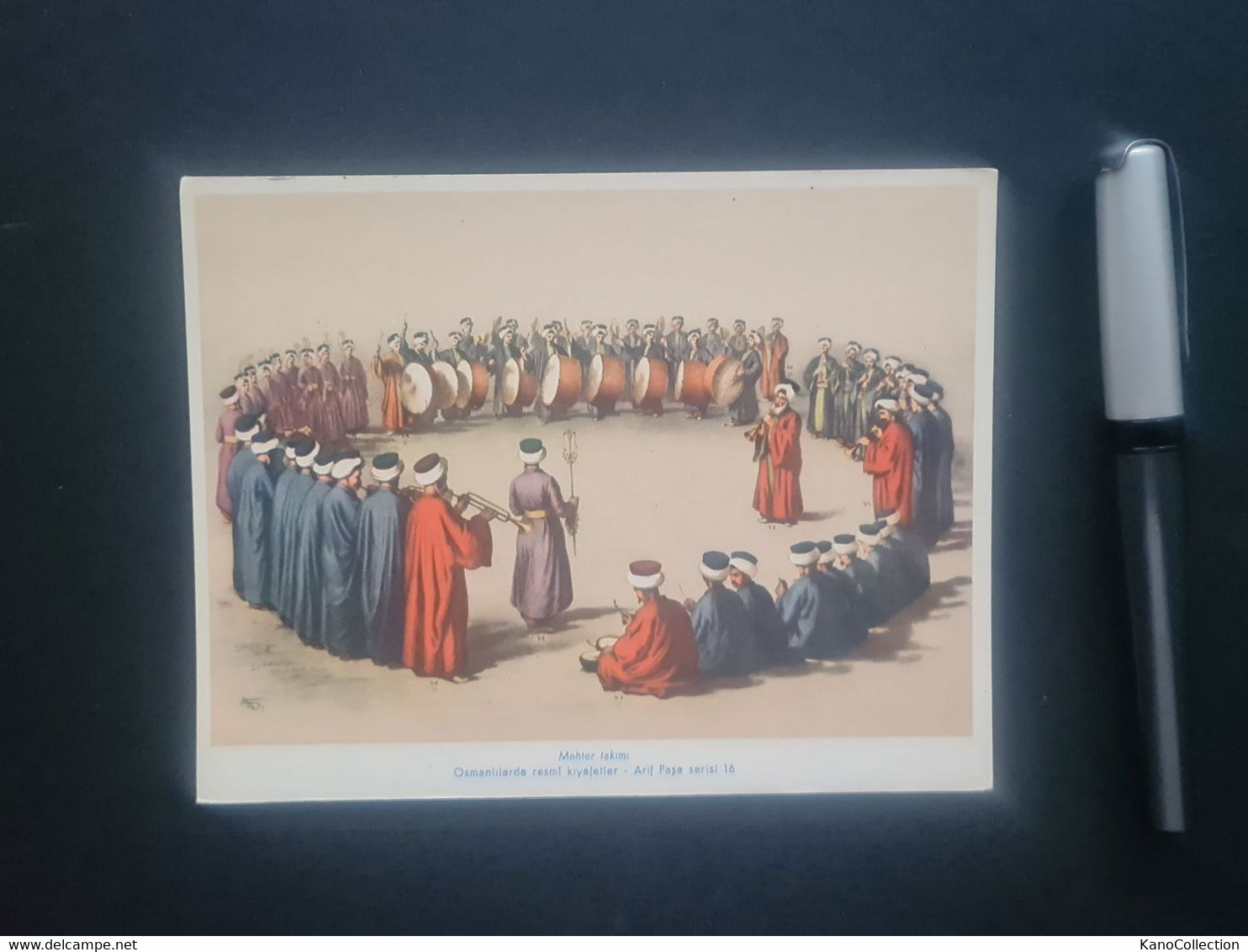 Official Costumes Of The Ottomans, Türkische Illustrationen, 16 X 12,5 Cm: Mehter Takimi - Littérature