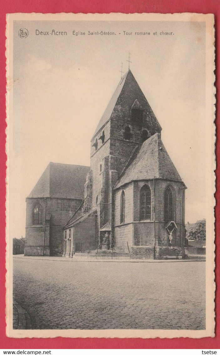 Deux-Acren - Eglise Saint-Géréon - Tour Romane Et Choeur ( Voir Verso ) - Lessines