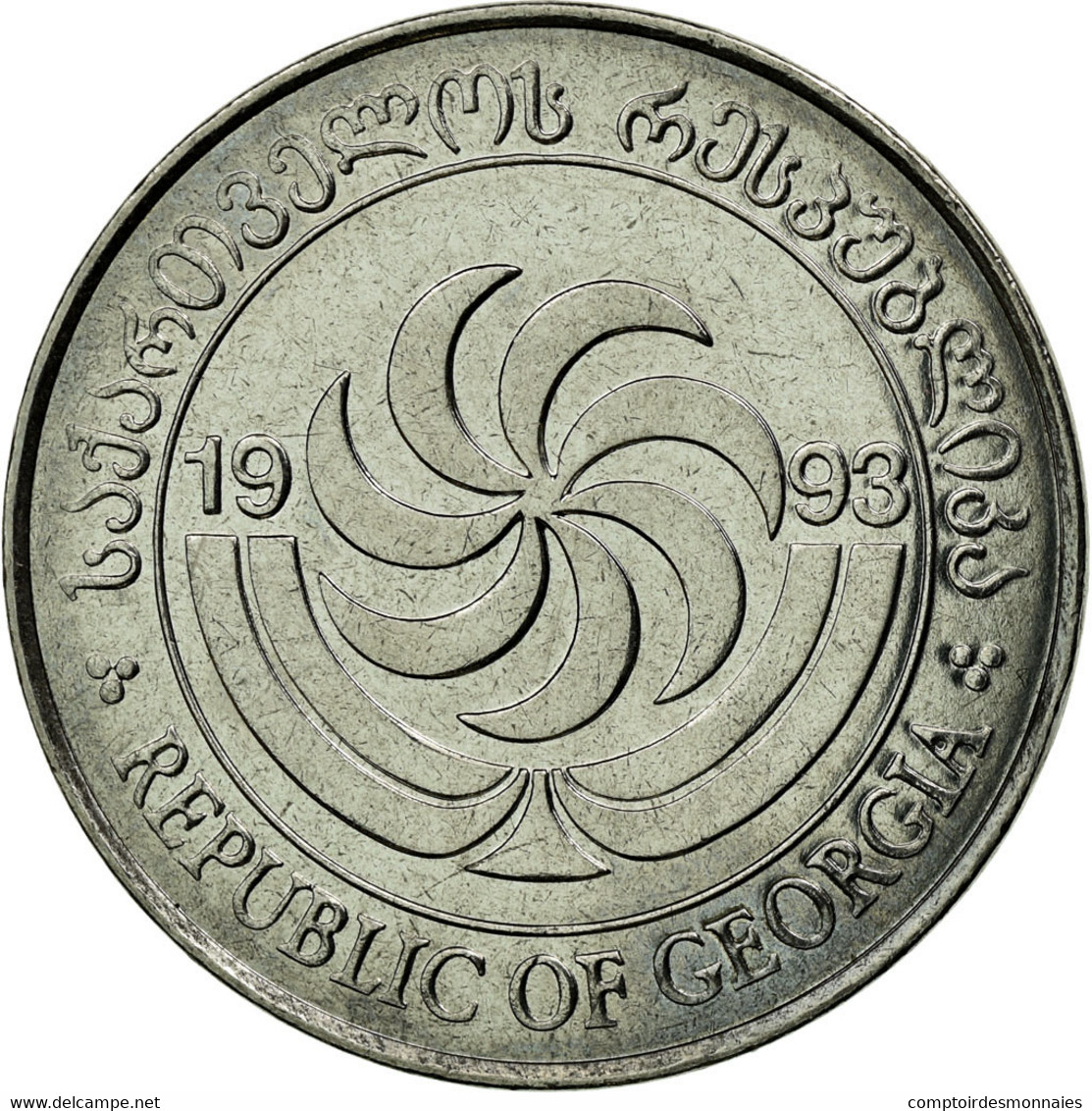 Monnaie, Géorgie, 20 Thetri, 1993, SUP, Stainless Steel, KM:80 - Georgië