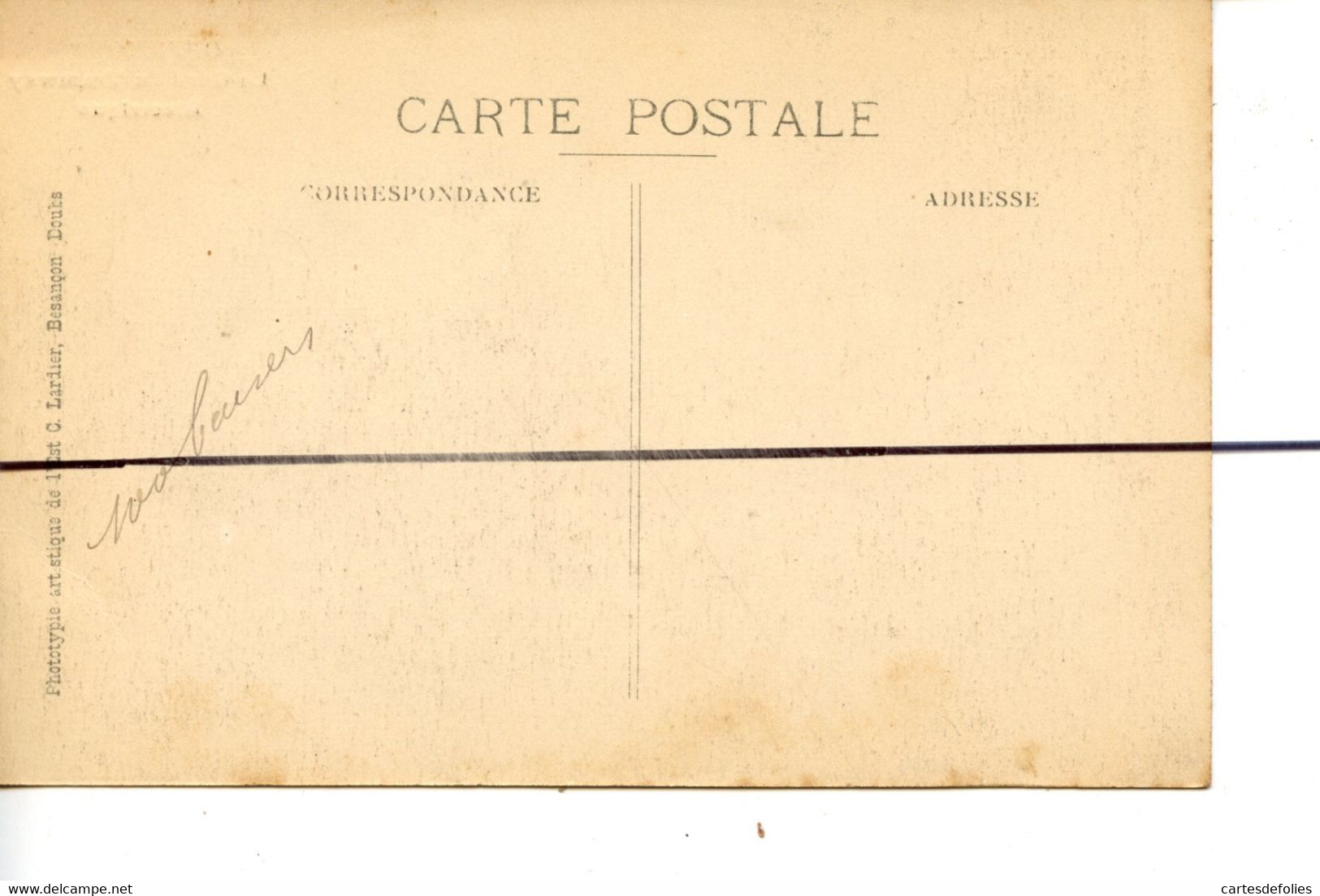 CPA . D90 .OFFEMONT . La  Gare Du TRAMWAY Electrique . - Offemont